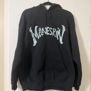 Maneskin Zitti e Buoni Pullover Black Hoodie